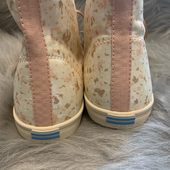 TOMS Camarillo Metal Fleck Print Hi-Top Sz 8.5 NWT - Picture 5 of 9
